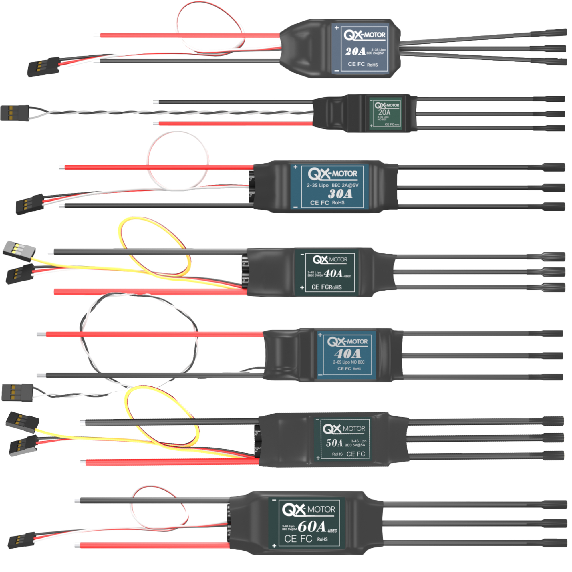 Drone Battery Plate - QX-MOTOR Brushless ESC series Electronic speed