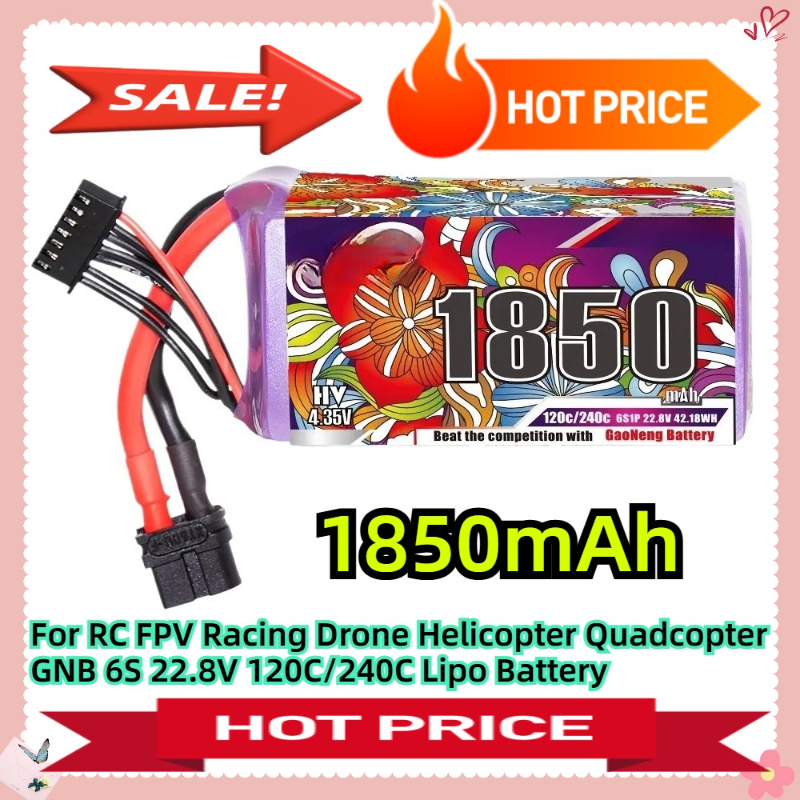 Drone Battery 6S - For RC FPV Racing Drone Helicopter