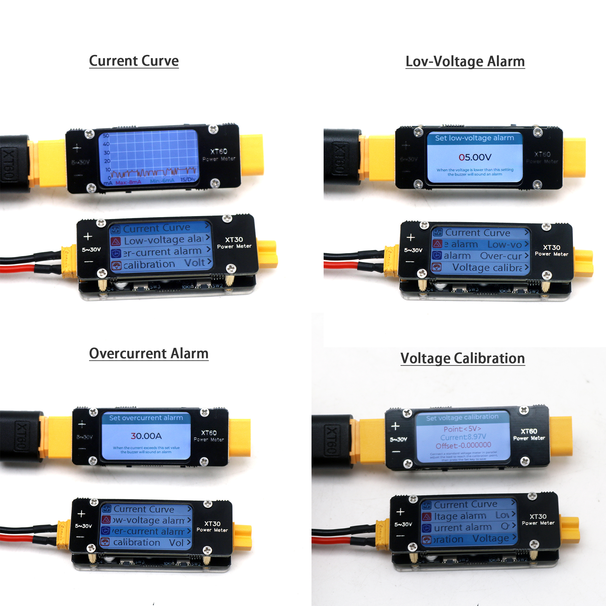 XT30 XT60 Ammeter Power Meter  - Drone Battery High Voltage recensie en prijs