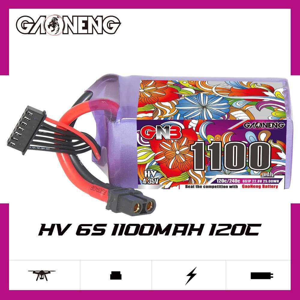 2Pcs GNB 6S Lipo Battery 22.8V - Drone Battery 6S recensie en prijs