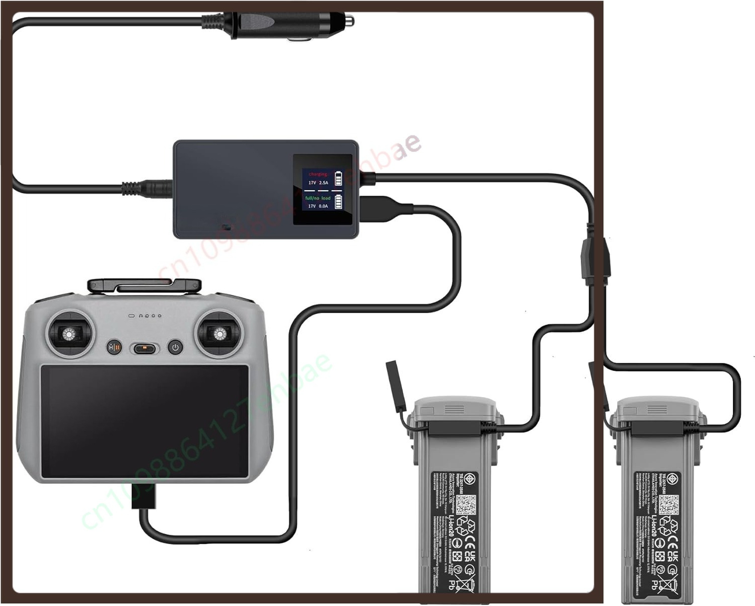 LCD battery car charger for DJ - Drone Battery 3S recensie en prijs