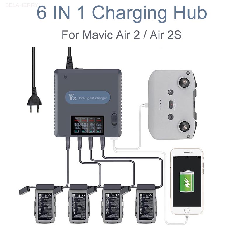 6 in 1 Digital display Battery - Drone Battery Smart recensie en prijs