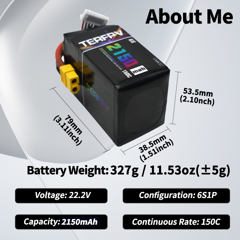 TERFPV Lipo Battery 6S 22.2V 1 - Drone Battery 6S recensie en prijs