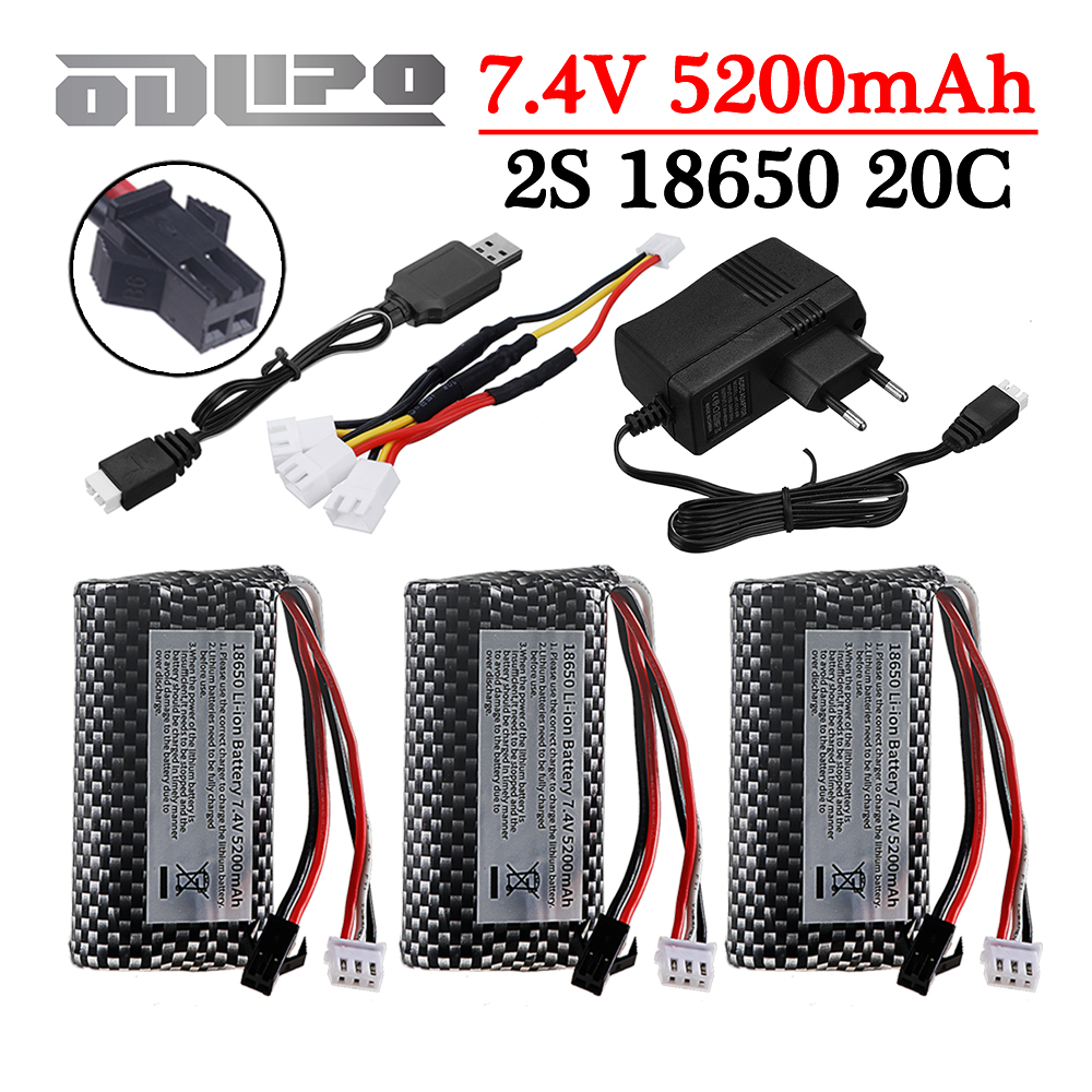18650 7.4V 5200mAh Li-ion batt - Drone Battery Li-Ion recensie en prijs