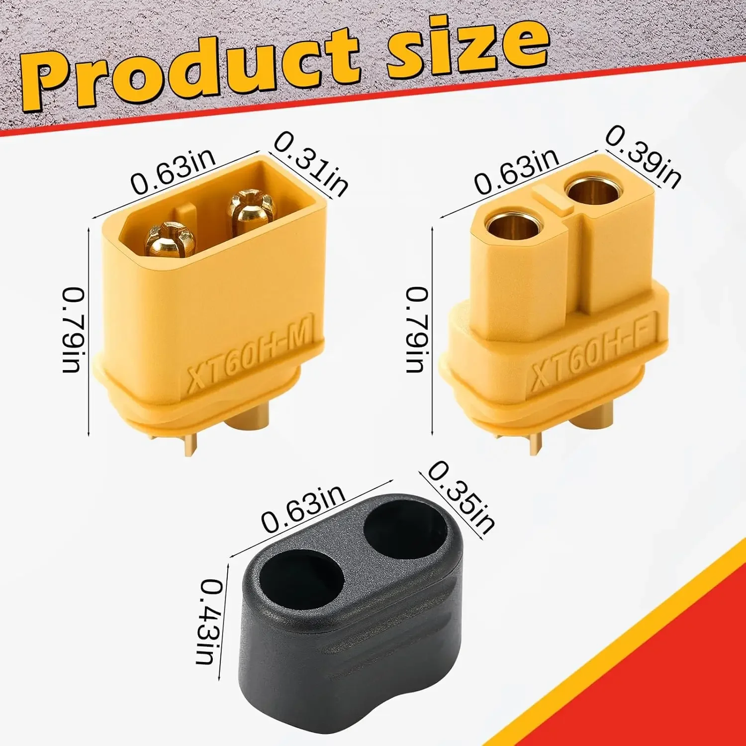 4/10 PCS with Sheath XT60 Male - Drone Battery Connector recensie en prijs