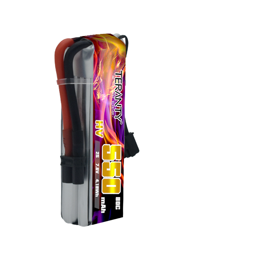 TERANTY 2S 7.6V 550mAh 80C HV  - Drone Battery High Voltage recensie en prijs