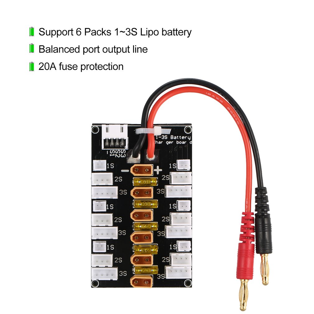 RC Lipo Battery Parallel Charg - Drone Battery Parallel Board recensie en prijs