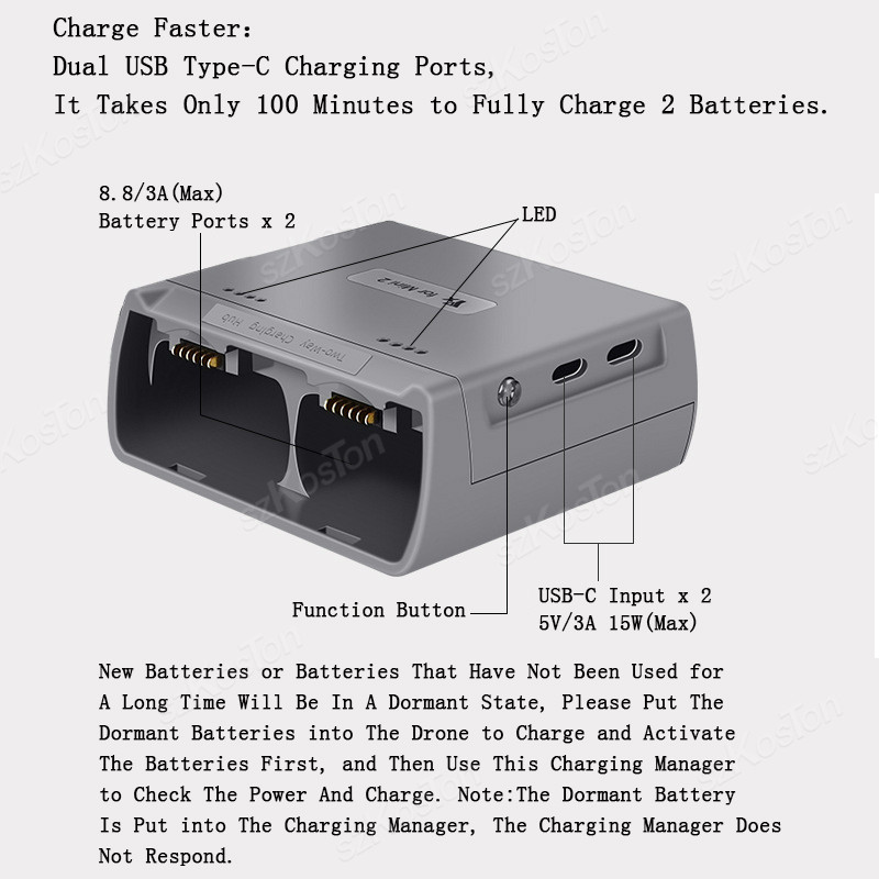 For DJI Mini 4K/MINI 2/Mini 2  - Drone Battery Smart recensie en prijs