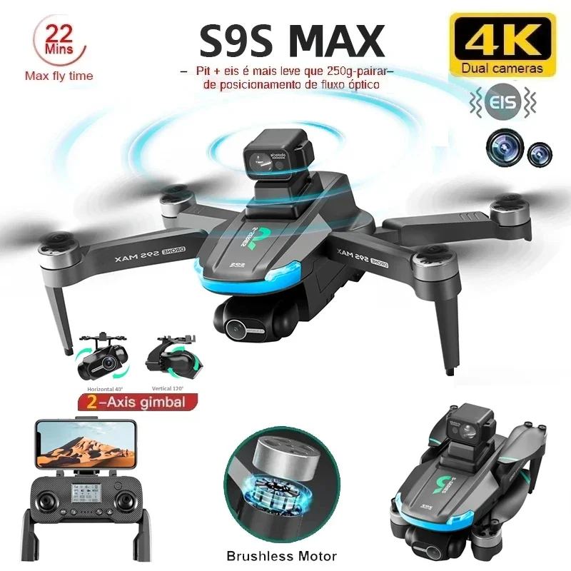 NEW S9S MAX MINI Drone 4K 2-Ax - Drone Battery Box recensie en prijs
