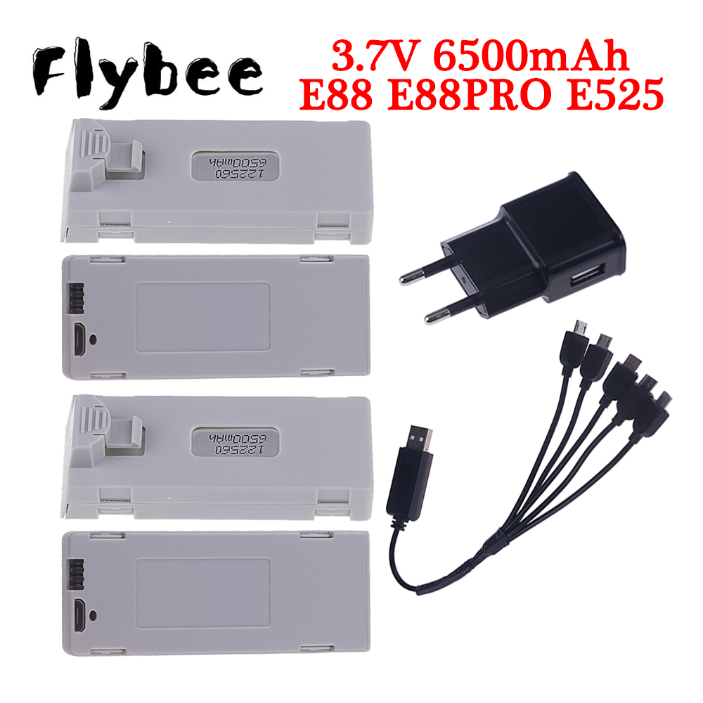 Original E88 Battery 3.7V 6500 - Drone Battery Lipo recensie en prijs