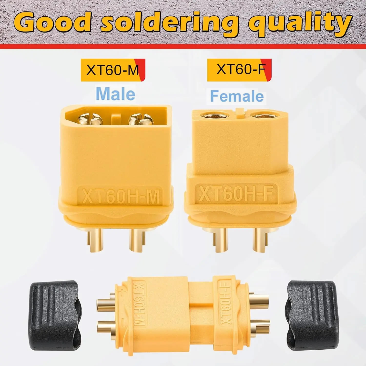 XT60 Connector Plug with Sheat - Drone Battery Connector recensie en prijs