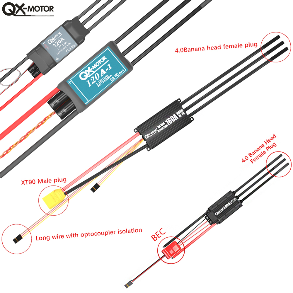QX-MOTOR Brushless ESC series  - Drone Battery Plate recensie en prijs