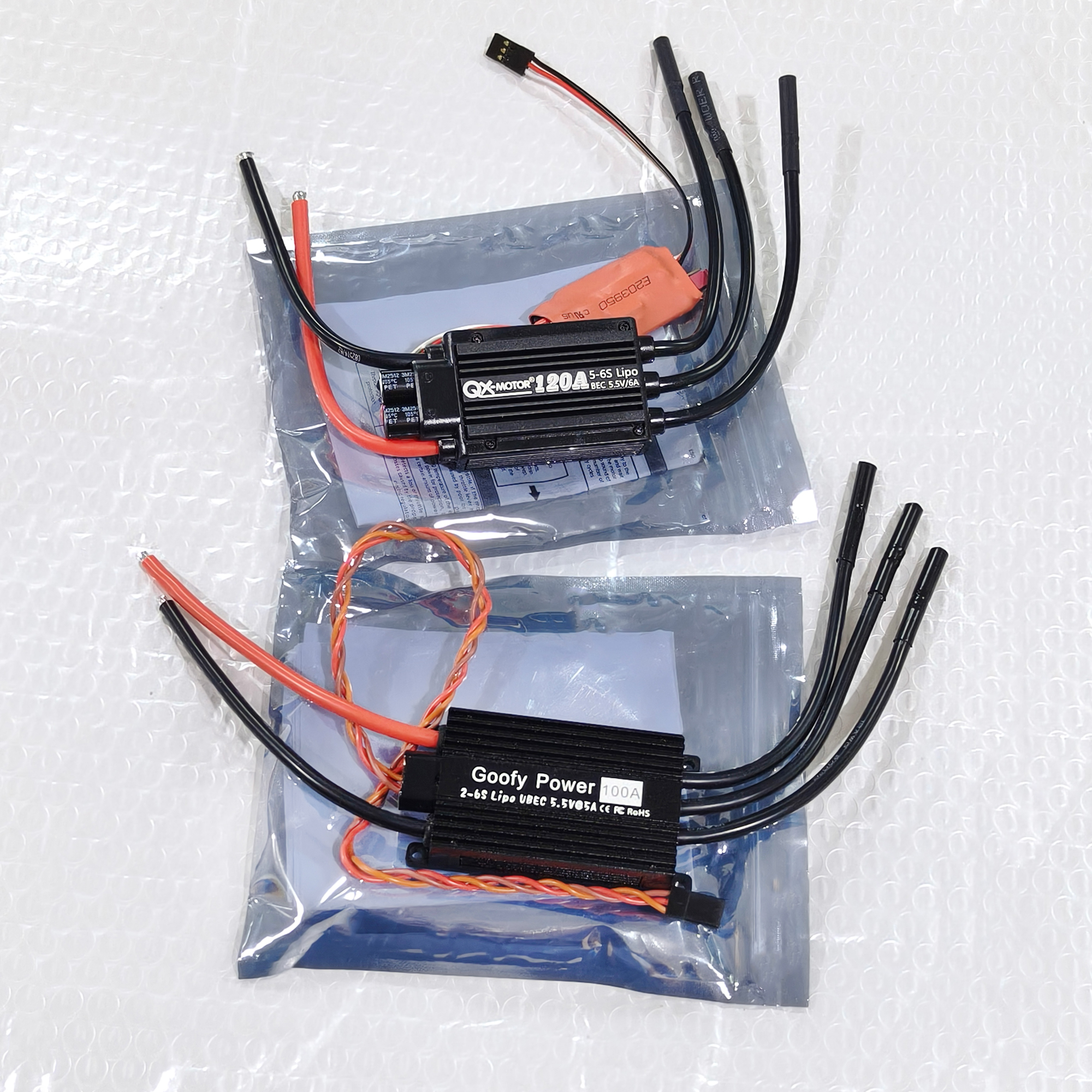 QX-MOTOR Brushless ESC series  - Drone Battery Plate recensie en prijs