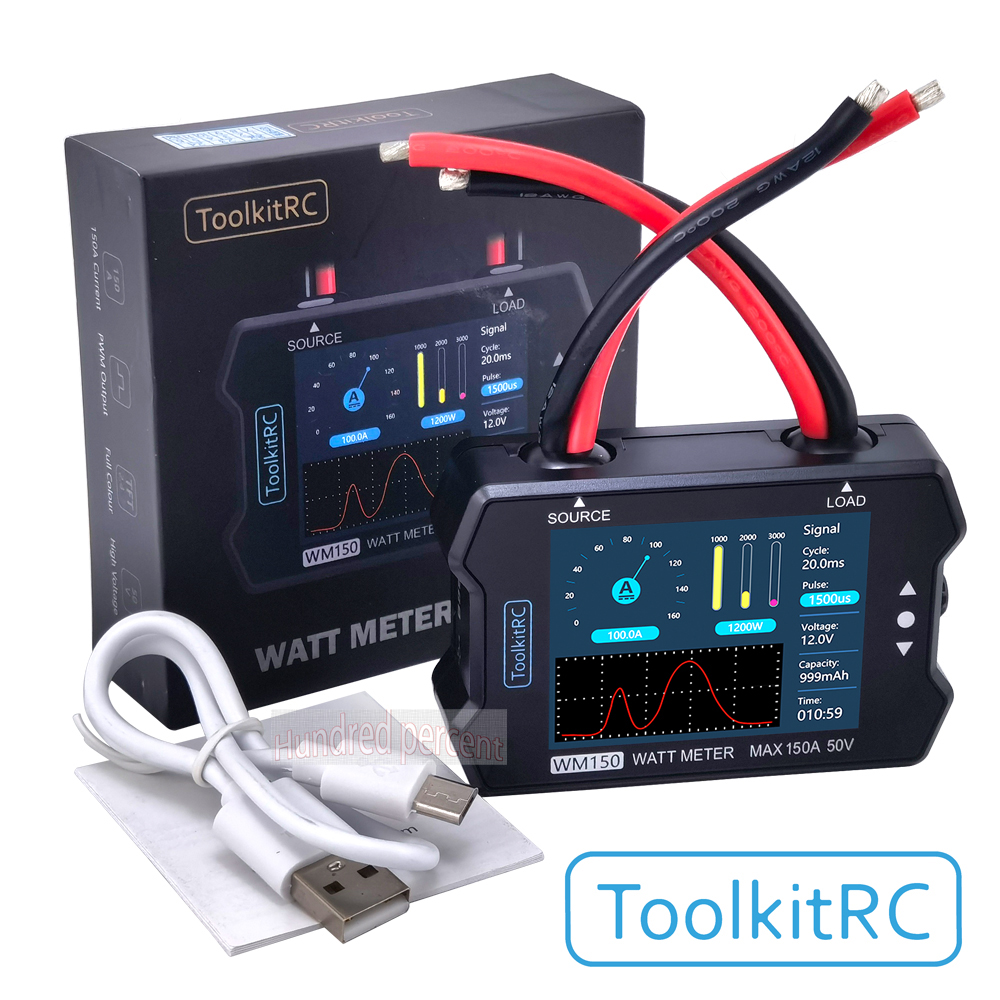 ToolkitRC WM150 150A 50V Watt  - Drone Battery Voltage Checker recensie en prijs