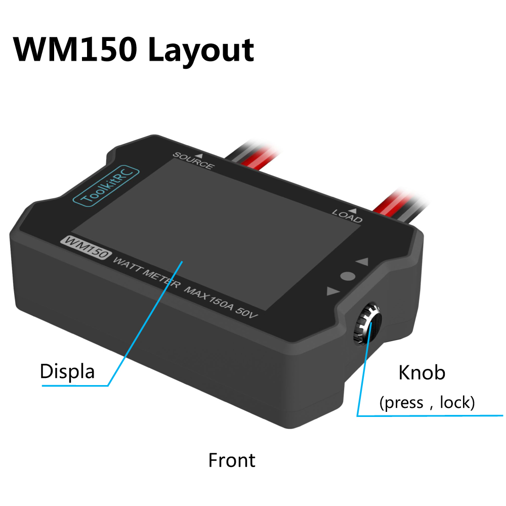 ToolkitRC WM150 150A 50V Watt  - Drone Battery Voltage Checker recensie en prijs