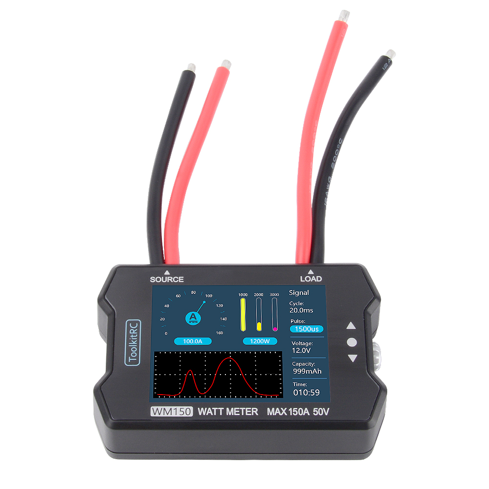 ToolkitRC WM150 150A 50V Watt  - Drone Battery Voltage Checker recensie en prijs