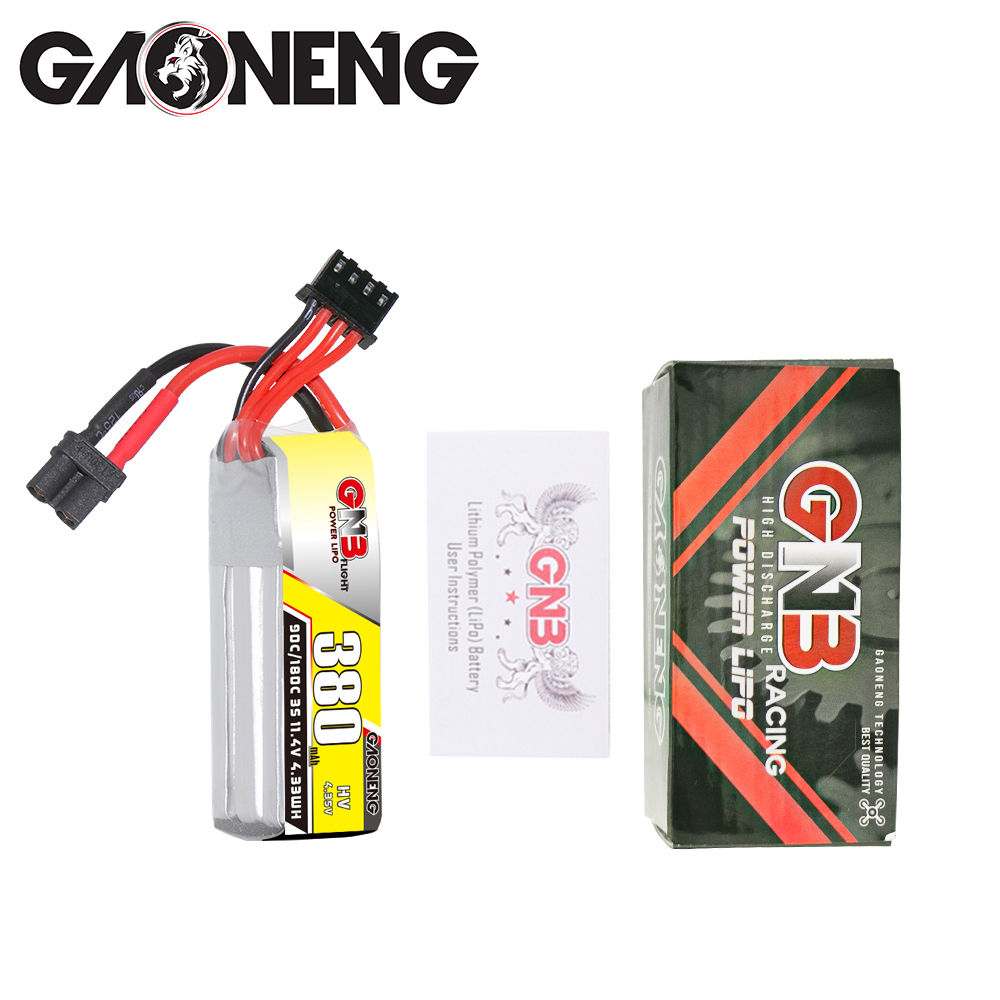 GNB GAONENG 3S 11.4V HV 380mah - Drone Battery High Voltage recensie en prijs