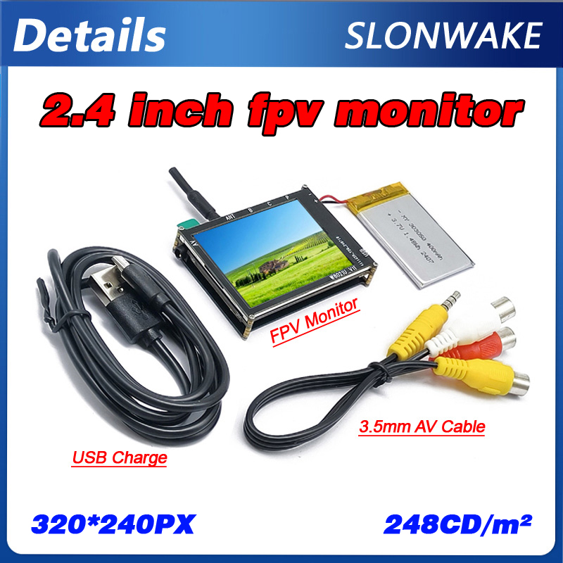 Micro 5.8G 56CH 2.4 Inch LCD 4 - Drone Battery Plate recensie en prijs