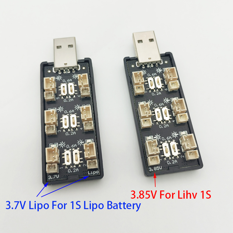 6CH USB 1S LiPo/LiHv 3.7V/4.2V - Drone Battery Plate recensie en prijs