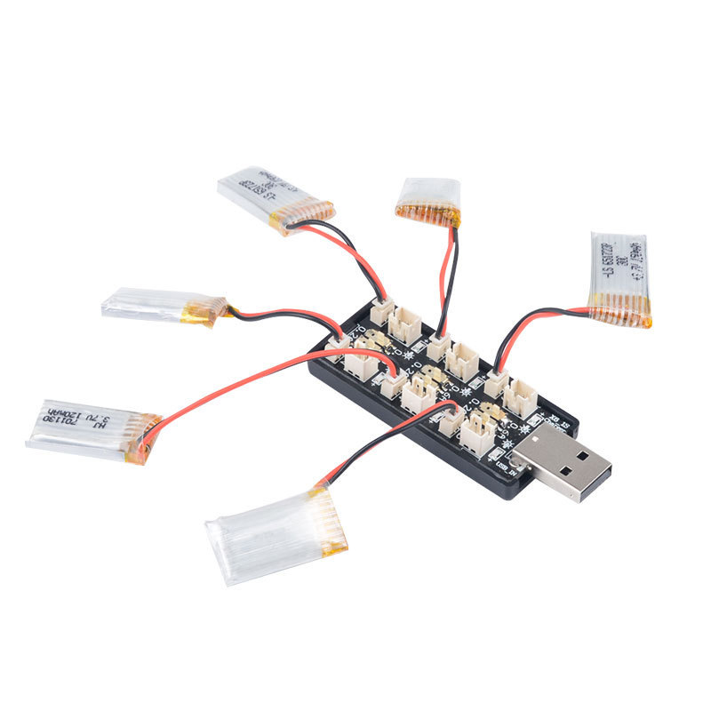 6CH USB 1S LiPo/LiHv 3.7V/4.2V - Drone Battery Plate recensie en prijs