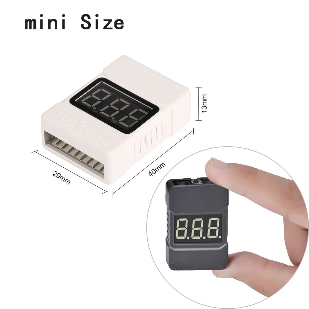 1-8S Lipo Battery Voltage Test - Drone Battery Voltage Checker recensie en prijs