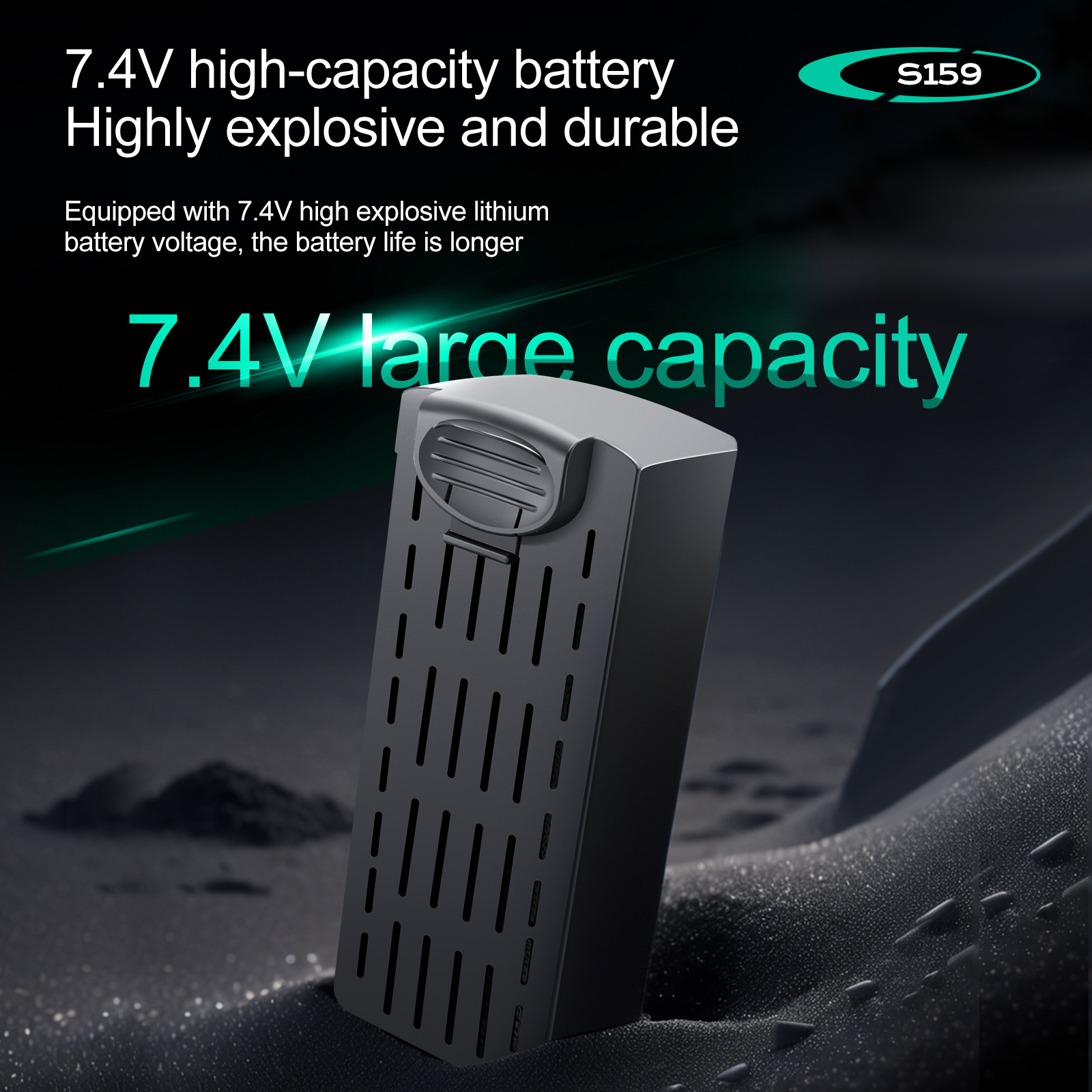 S159 Battery 7.4V 2200mAH S159 - Drone Battery Li-Ion recensie en prijs