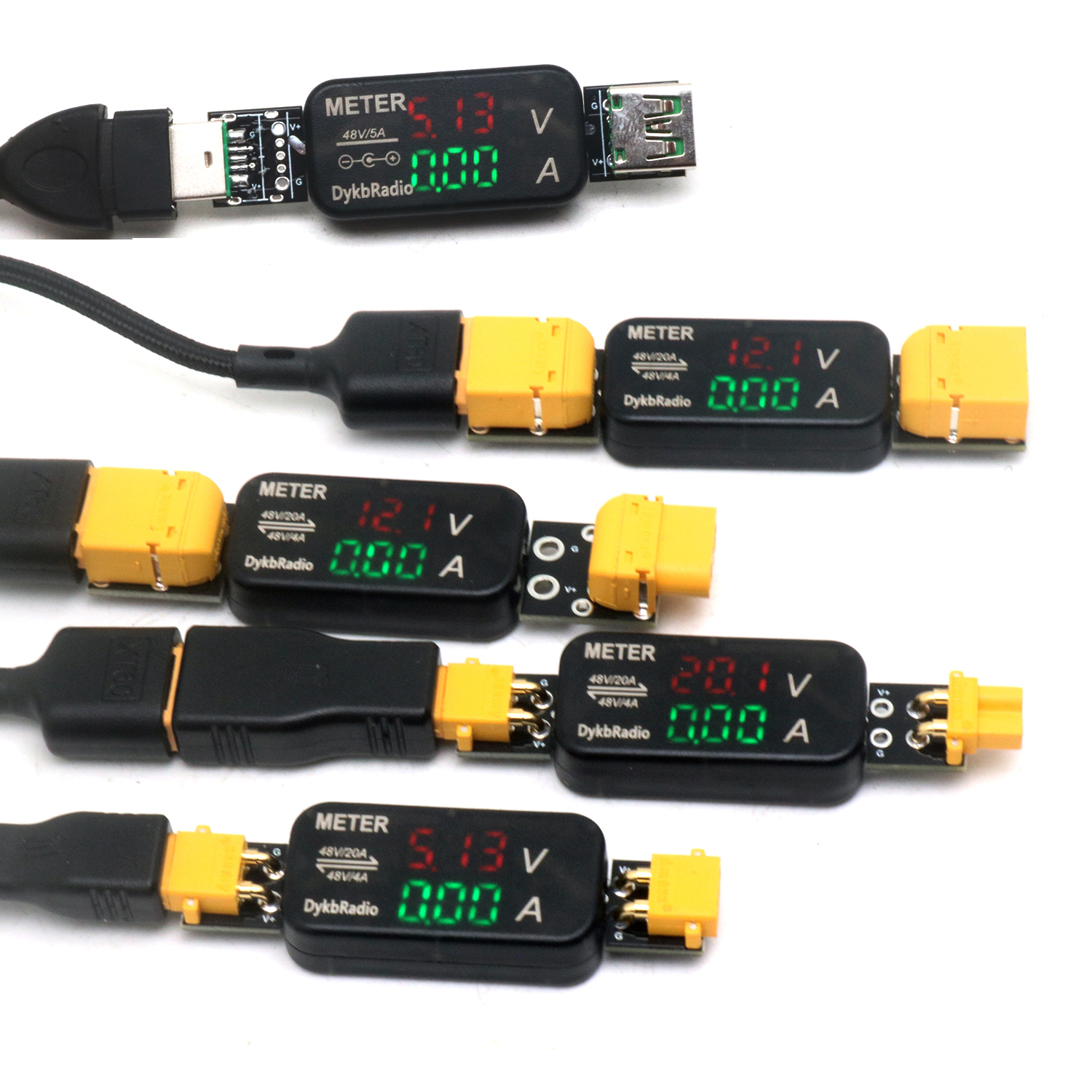 USB XT60 XT30 Voltmeter Ammete - Drone Battery Voltage Checker recensie en prijs