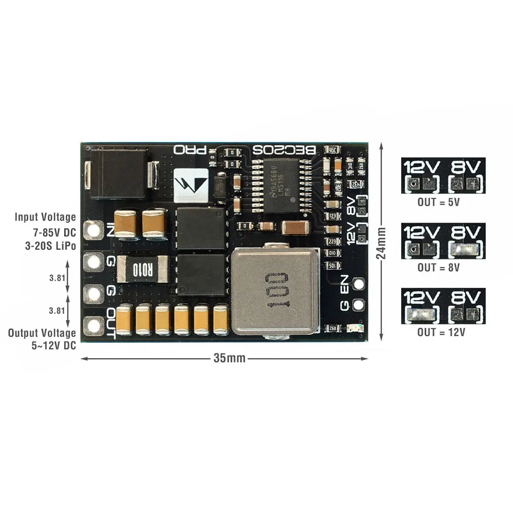 WalleFPV Eagle2 HD O4 Pro Smal - Drone Battery 3S recensie en prijs