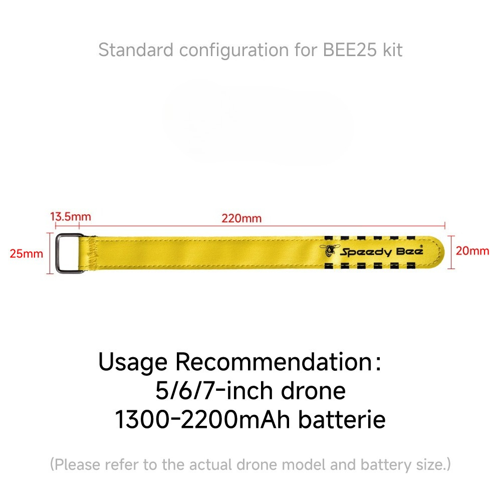 SpeedyBee FPV Lipo Battery Tie - Drone Battery Strap recensie en prijs