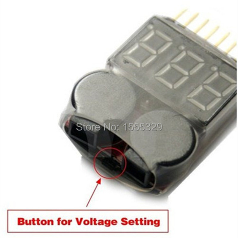 2Pcs 1S-8S LiPo Battery Voltag - Drone Battery Voltage Checker recensie en prijs