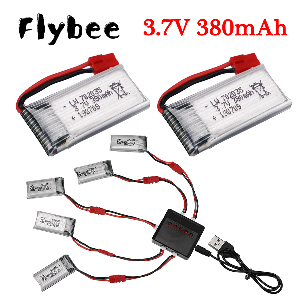 3.7V 380mAh Lipo Battery With  - Drone Battery Charger recensie en prijs