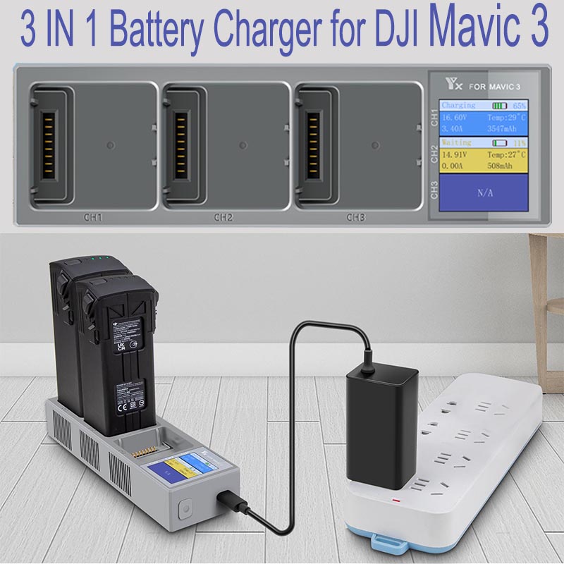 3 IN 1 Battery Charger for DJI - Drone Battery Parallel Board recensie en prijs