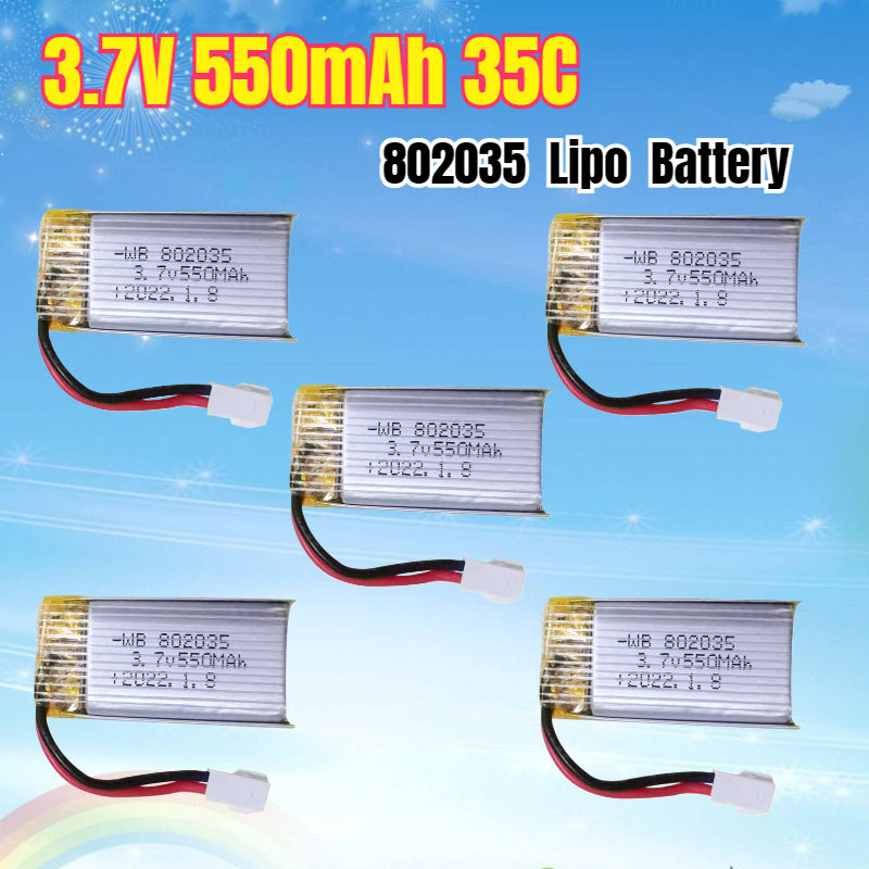 3.7V 550mAh 35C Lipo Battery 8 - Drone Battery Li-Ion recensie en prijs