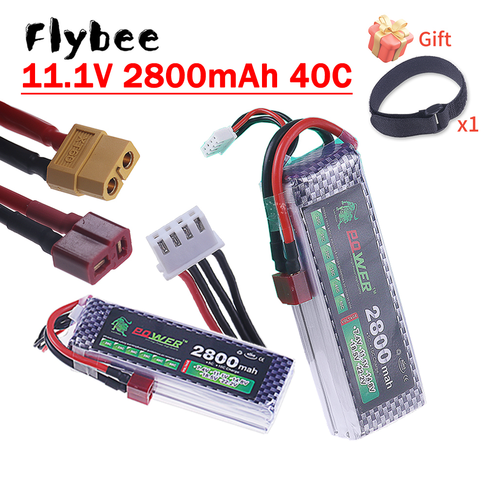 2800mAh 3S 11.1V 40C FPV Drone - Drone Battery 3S recensie en prijs