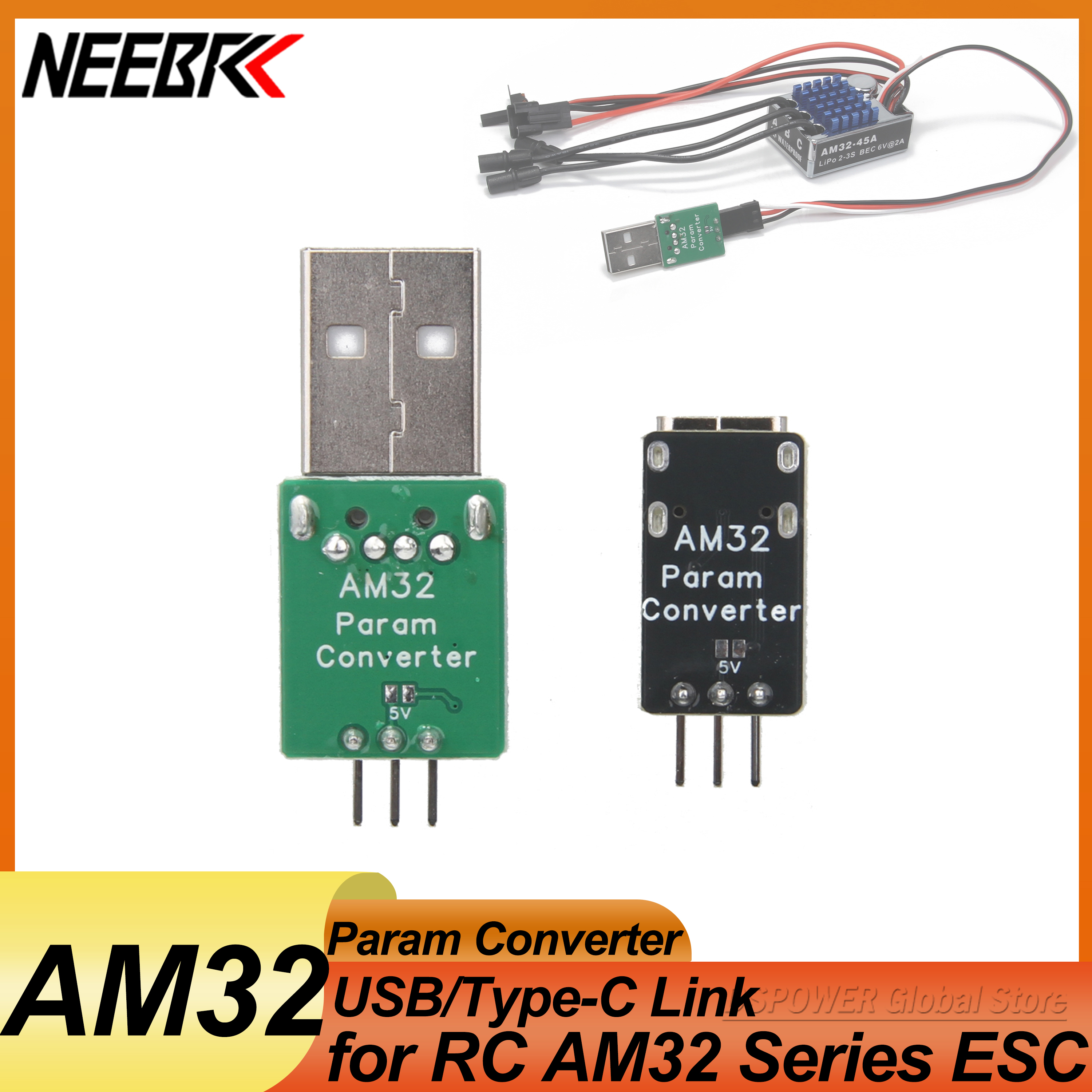 AM32 40A 45A 65A 80A ESC USB/T - Drone Battery Plate recensie en prijs
