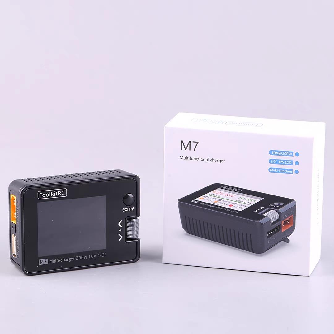 For ToolkitRC M7 200W 10A DC C - Drone Battery Voltage Checker recensie en prijs